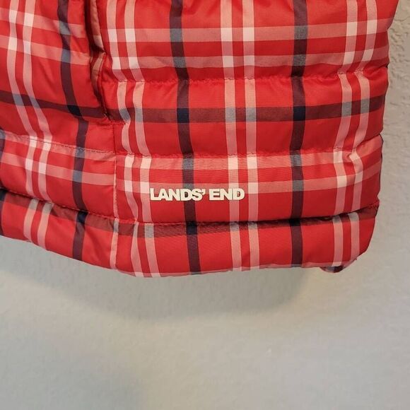 Lands' End Women's Outerwear Down Puffer Vest Size L/P - Picture 4 of 7
